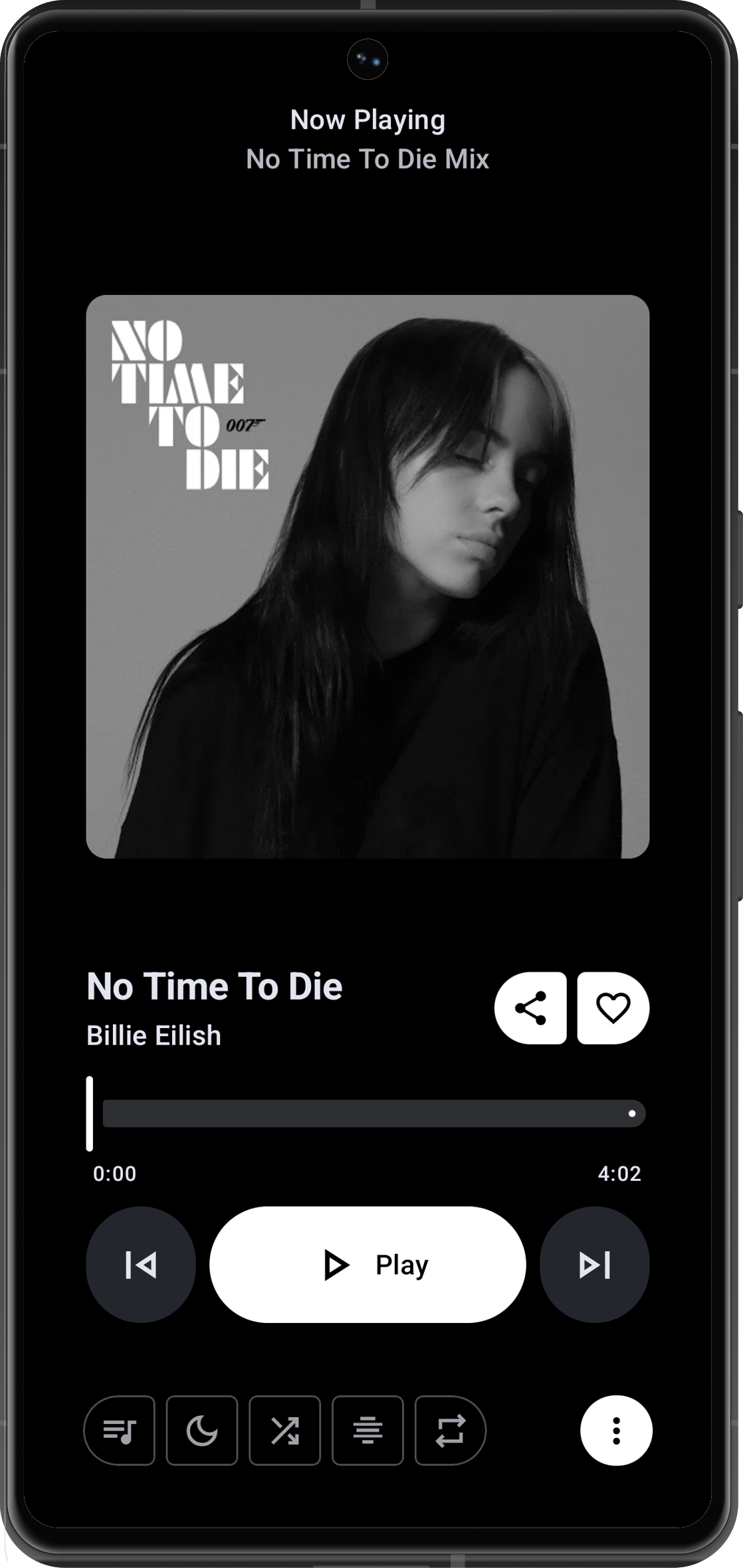 Metrolist App Interface